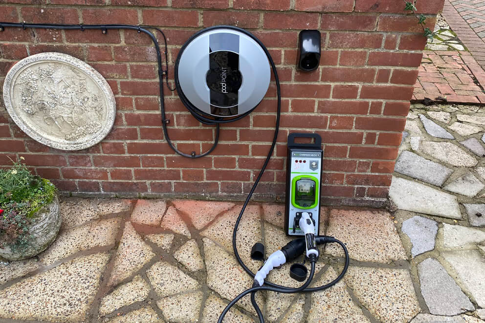 EV charger point  installer